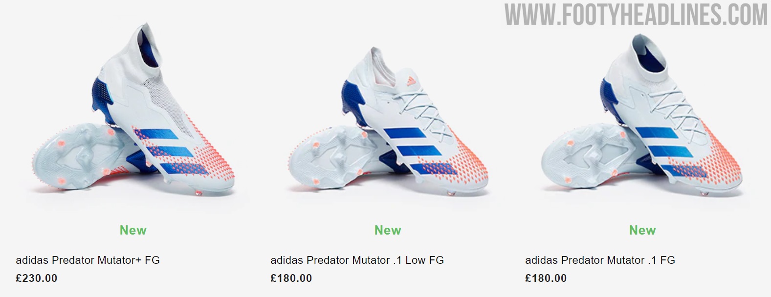 New Naming System Adidas 2021 Boots Line up Leaked Copa Sense
